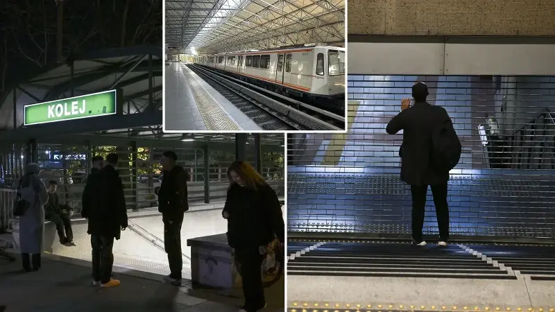 Arıza nedeniyle durağa alınmayan vatandaşlar kapalı kepenklerle karşılaştı.