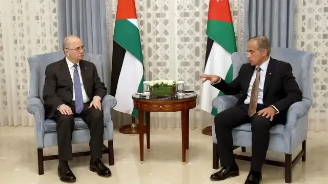 فلسطين والأردن يبحثان تثبيت وقف النار بغزة وتعزيز التعاون الاقتصادي
