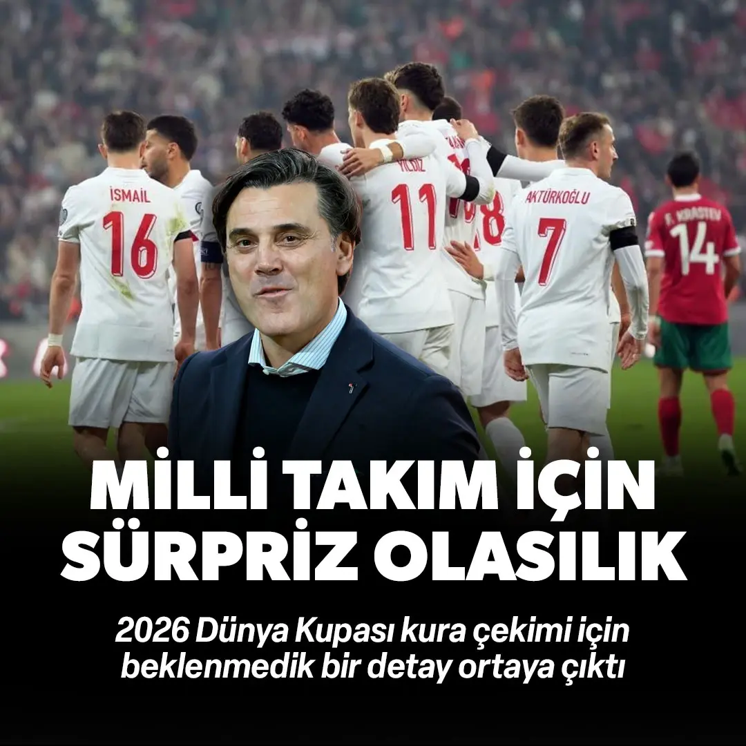 A Milli Takım'la ilgili sürpriz olasılık! Kura çekimi için flaş detay