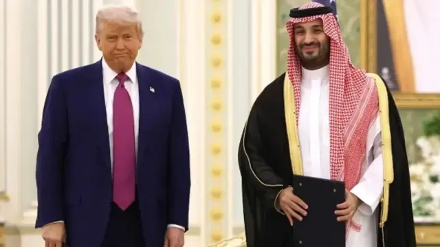 Дональд Трамп и Мухаммед бен Салман Аль Сауд  