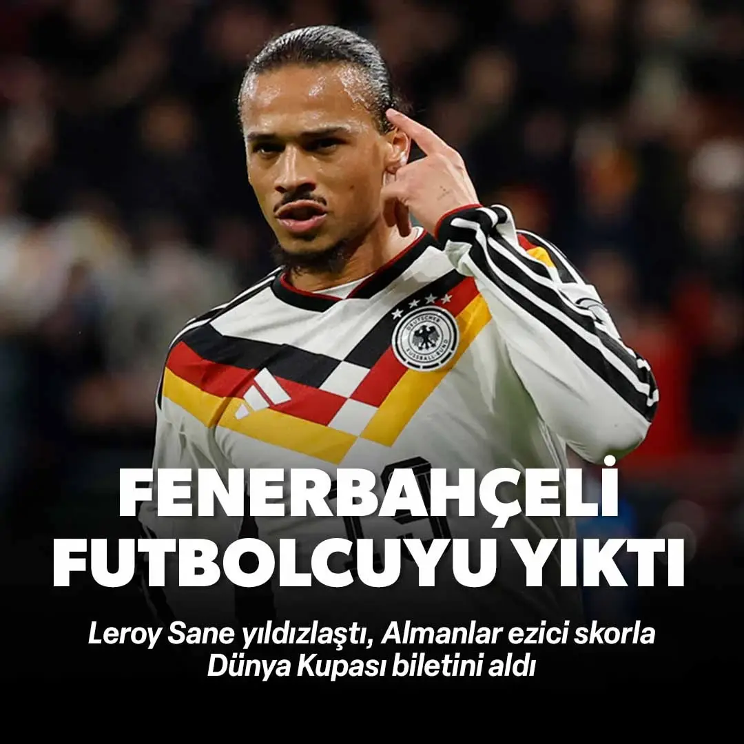 Leroy Sane yıldızlaştı, Fenerbahçeli futbolcu yıkıldı