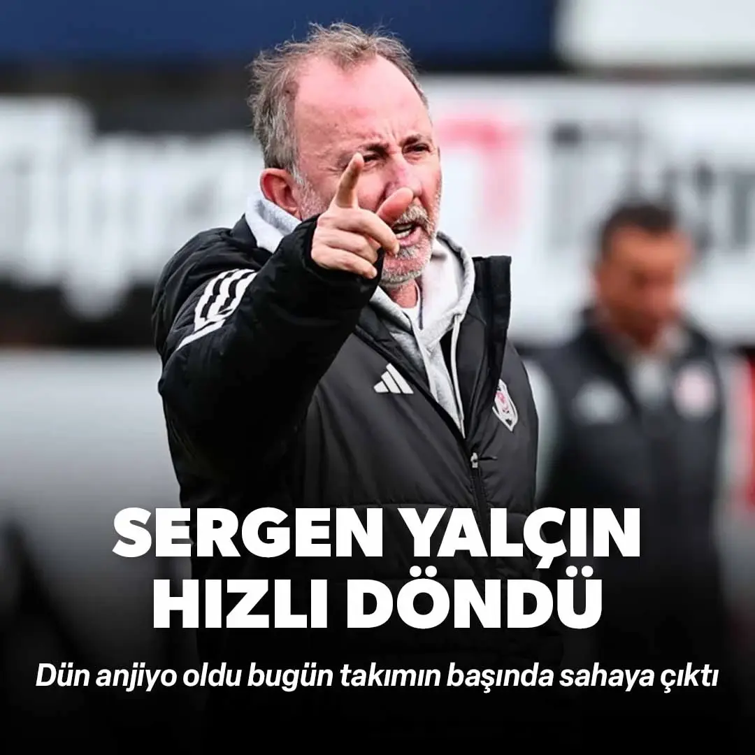 Sergen Yalçın hızlı döndü