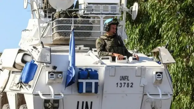 Бронетехника UNIFIL в южном Ливане