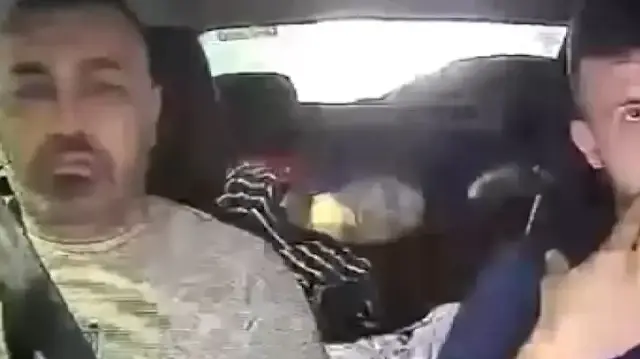 Böcek ailesi taksiyle hastaneye böyle gitmiş: O anların görüntüsü ortaya çıktı