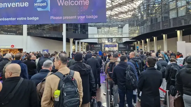 Ouverture du Salon Milipol 2025 à Paris, en France, le 18 novembre 2025.