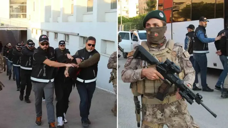 Adana’da ‘Bayğaralar’ operasyonu: Firari üyeler ve yardımcıları tutuklandı