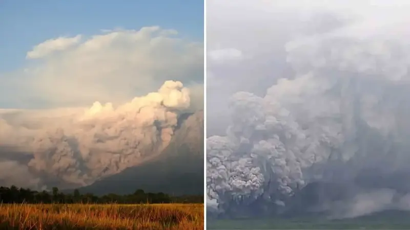 Semeru Yanardağı, Java Adası'ndaki en aktif yanardağlardan biri olarak biliniyor.