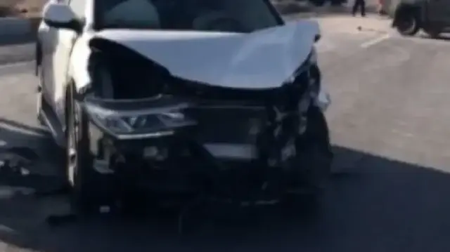 Konya’da kamyonetle SUV tipi araç çarpıştı