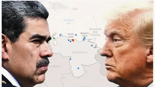 Дональд Трамп и Николас Мадуро