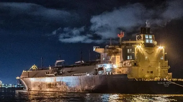 Первый танкер с сжиженным природным газом из США для Украины прибыл в порт Клайпеды