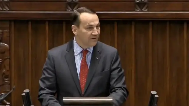 Le ministre polonais des Affaires étrangères Radoslaw Sikorski.