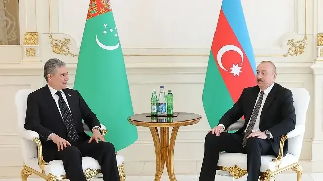 Гурбангулы Бердымухамедов и Ильхам Алиев
