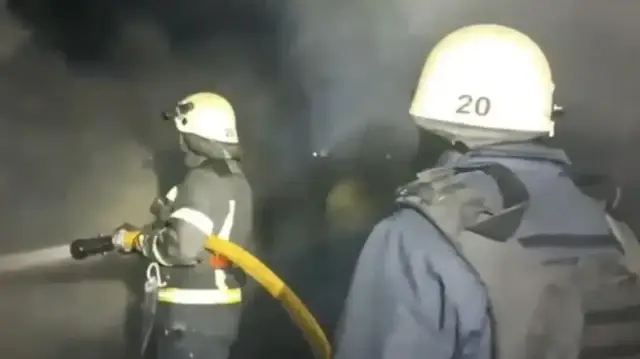 Russia and Ukraine trade blame over airstrikes killing two in Odesa