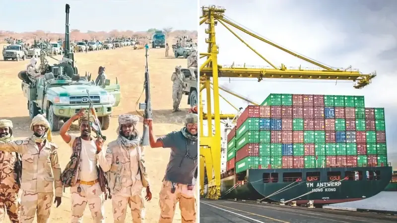 Somali'de özerk bölge Putland'de yer alan Bosaso kentindeki liman ve havalimanını işleten BAE, buradan HKK milislerine yüz binlerce konteyner dolusu silah yolladı.