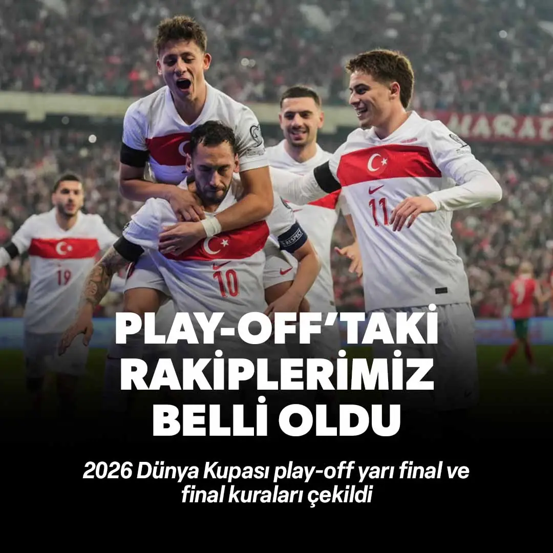 A Milli Takım’ın play-off yarı final ve finaldeki rakibi belli oldu
