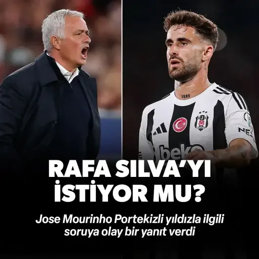 Mourinho'dan Rafa Silva sorusuna yanıt! Benfica'ya gidecek mi?