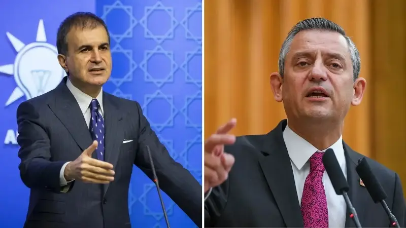 AK Parti Sözcüsü Ömer Çelik- CHP Genel Başkanı Özgür Özel.