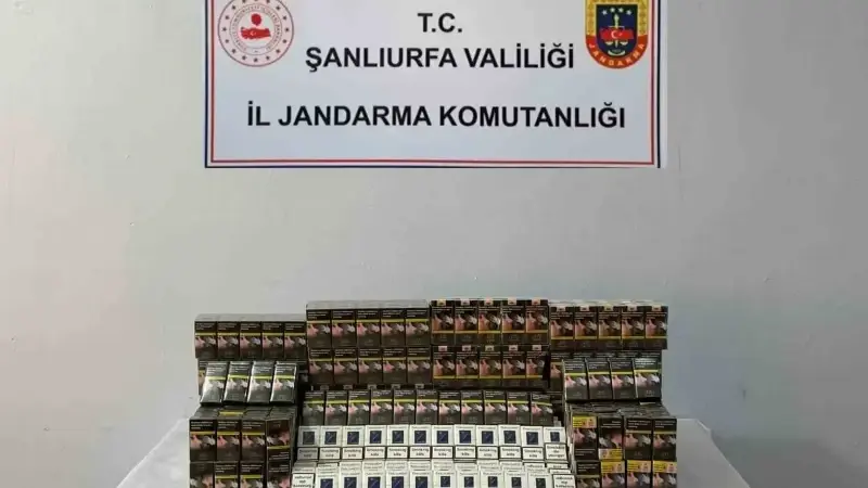 ŞANLIURFA’DA 5 BİN PAKET KAÇAK SİGARA ELE GEÇİRİLDİ
