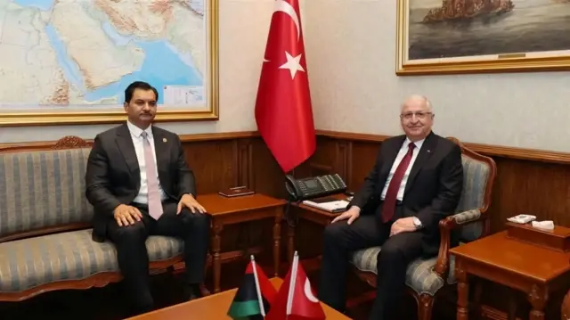 Turkish defense minister meets Libyan National Army deputy commander

