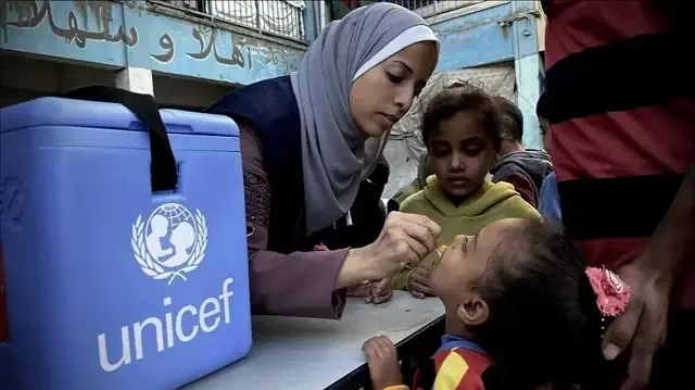 "الصحة العالمية" تعلن تطعيم أكثر من 10 آلاف طفل في غزة