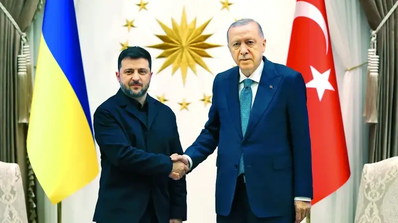 Ukrayna Devlet Başkanı Volodimir Zelenski - Cumhurbaşkanı Recep Tayyip Erdoğan