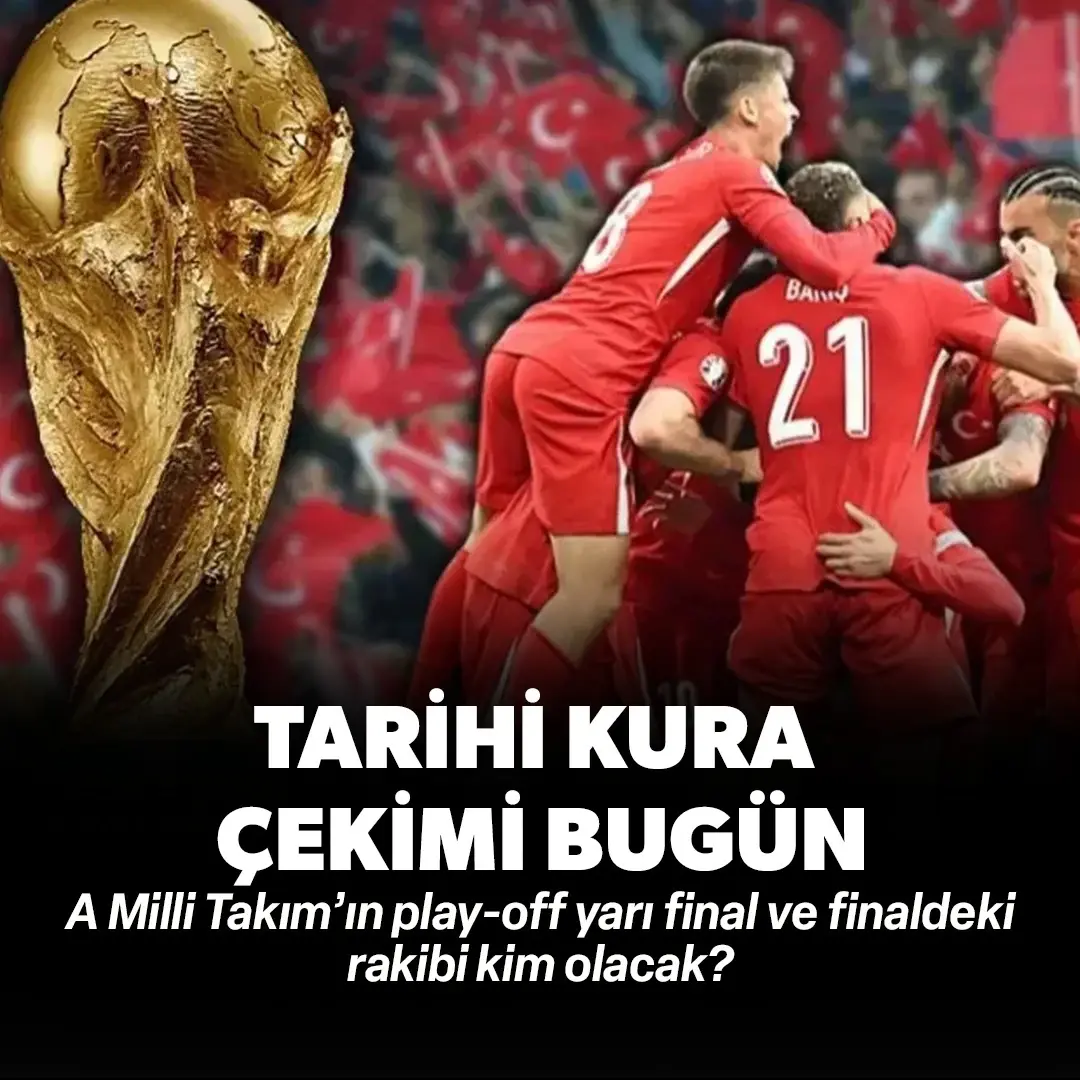 Tarihi kura çekimi bugün: A Milli Takım’ın play-off yarı final ve finaldeki rakibi kim olacak? 