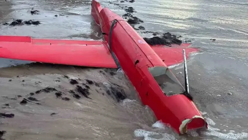 Letonya kıyılarına bir İHA enkazı daha vurdu