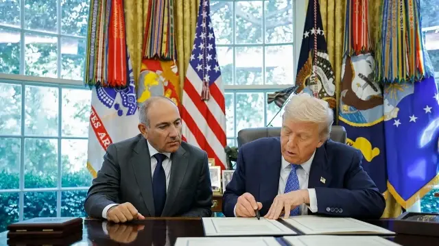 Никол Пашинян и Дональд Трамп