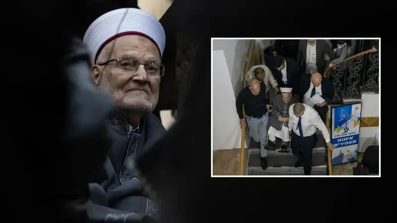 Mescid-i Aksa İmam Hatibi Şeyh Sabri İsrail mahkemesinde siyasi bir davada yargılanıyor