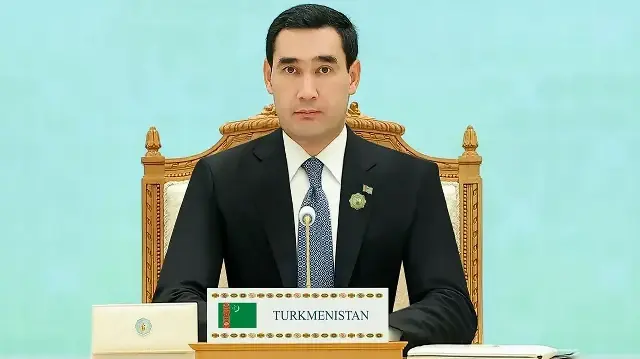 Президент Туркменистана Сердар Бердымухамедов.