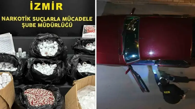 Üç büyükşehirde uyuşturucu operasyonu: 1 milyon 913 bin adet uyuşturucu hap ele geçirildi