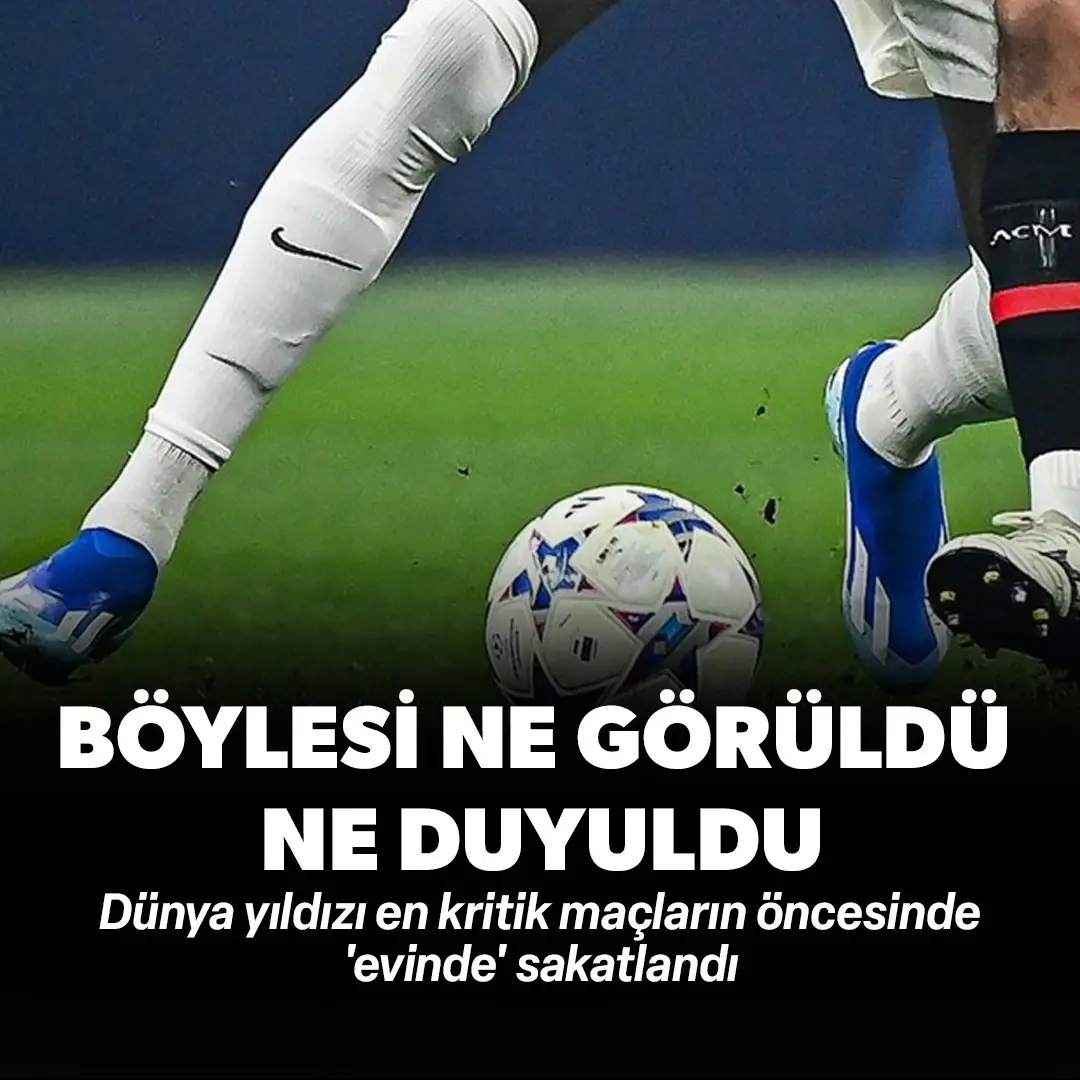 Böylesi ne görüldü ne duyuldu: Dünya yıldızı en kritik maçların öncesinde 'evinde' sakatlandı!