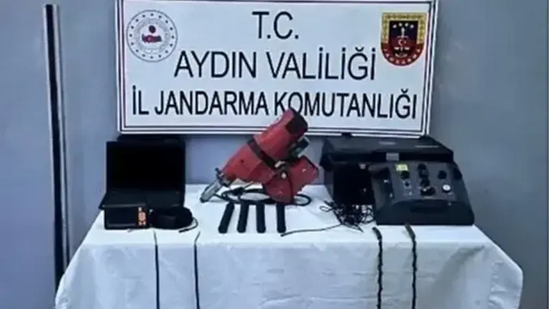 İzinsiz kazı yapan 5 kişi suçüstü yakalandı