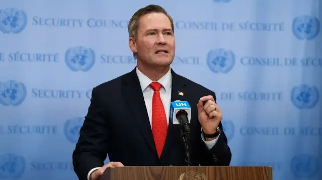 Постпред США при ООН Майк Уолтц 
