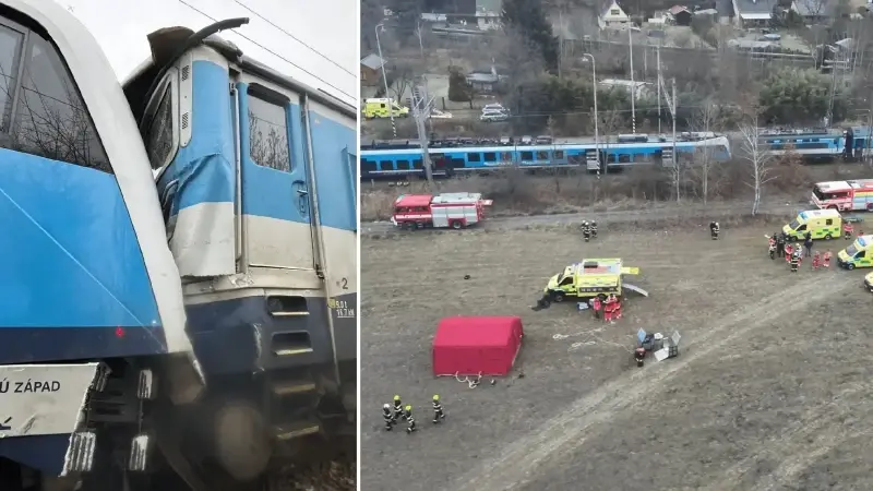 Çekya’da tren kazası: 40 kişi yaralandı