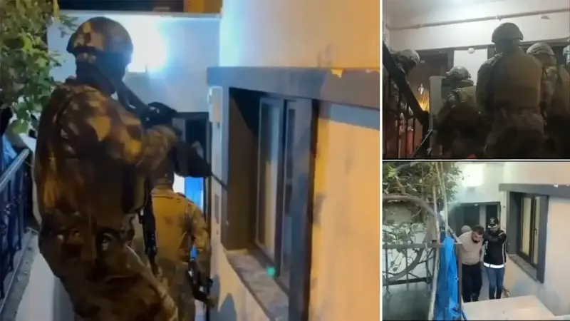 Soruşturma kapsamında eş zamanlı operasyon 