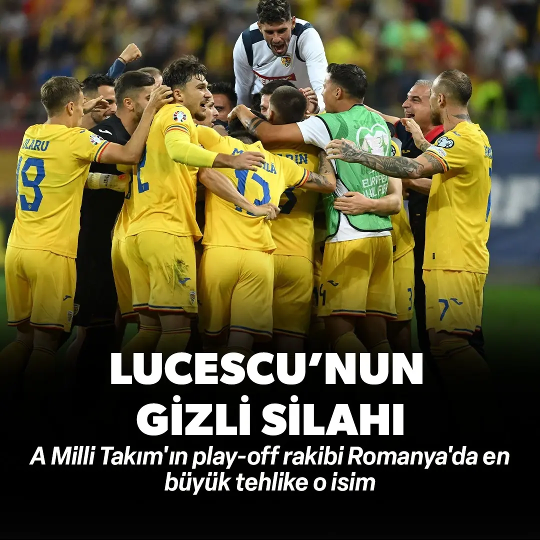 A Milli Takım'ın play-off rakibi Romanya'da en büyük tehlike o isim!