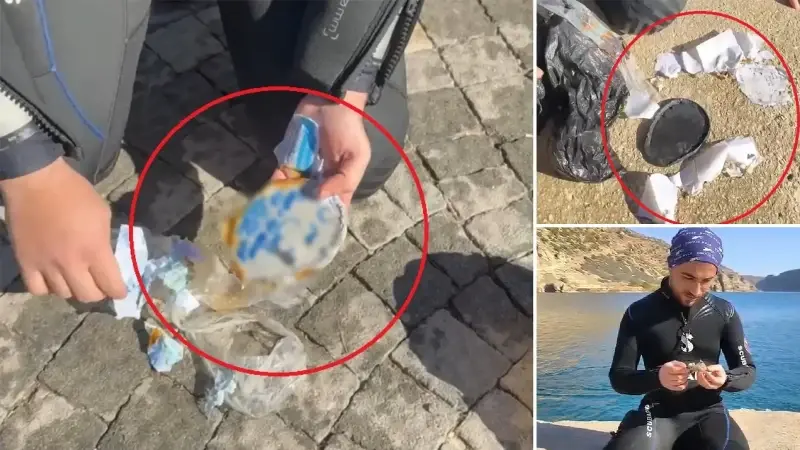 Diyarbakır'da şoke eden manzara: Baraj gölündeki eğitim dalışında 'büyü' malzemeleri bulundu