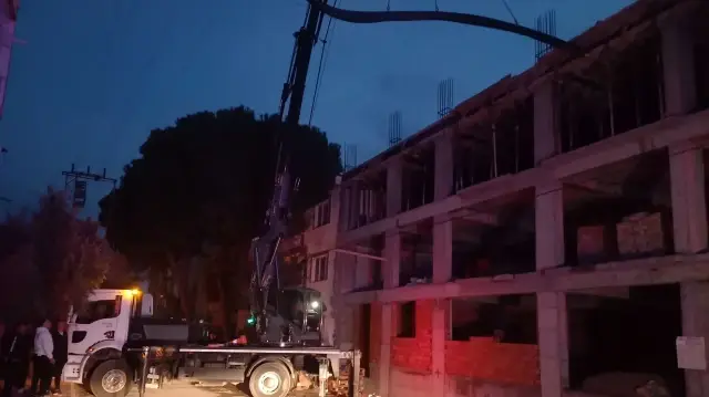 Manisa'da vinç operatörü elektrik akımına kapılarak can verdi