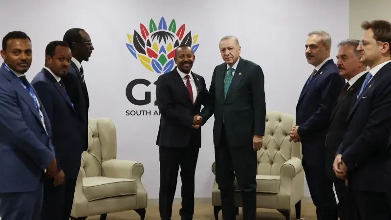 Cumhurbaşkanı Erdoğan, Etiyopya Başbakanı Abiy Ahmed Ali’yi kabul etti.