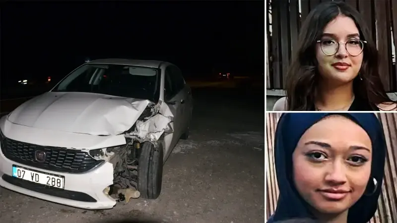 Mezuniyet fotoğrafı çekiminden eve dönen iki lise öğrencisine otomobil çarptı