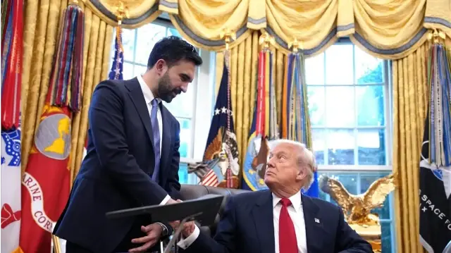 Трамп и Мамдани.