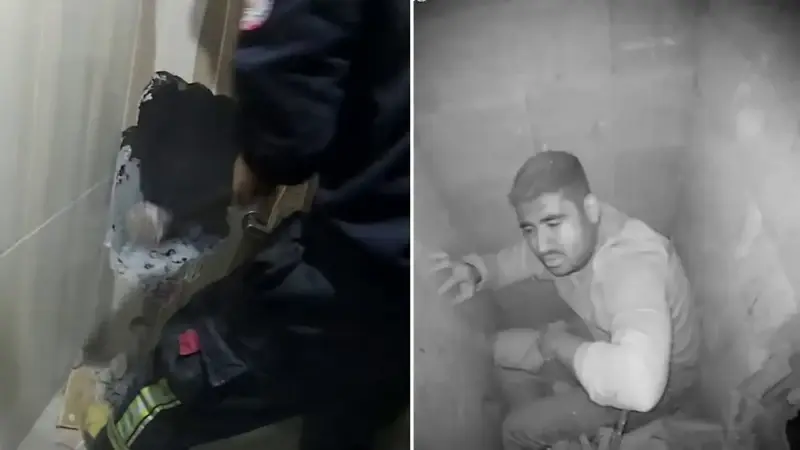 İnternet kablosu çekmek için çıktığı 5 katlı binanın damından havalandırma boşluğuna düştü