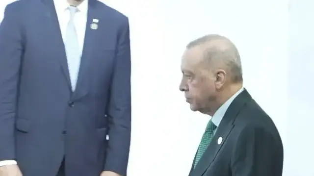 Cumhurbaşkanı Erdoğan G20 Liderler Zirvesi'nde aile fotoğrafı çekimine katıldı