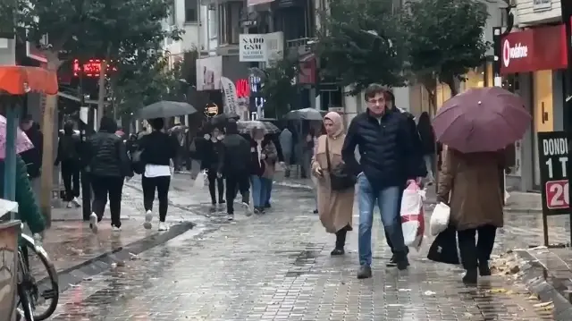 Kırklareli'nde sağanak etkili oluyor