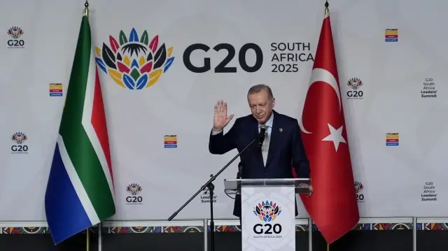 Turkish President joins G20 leaders for talks on AI, critical minerals