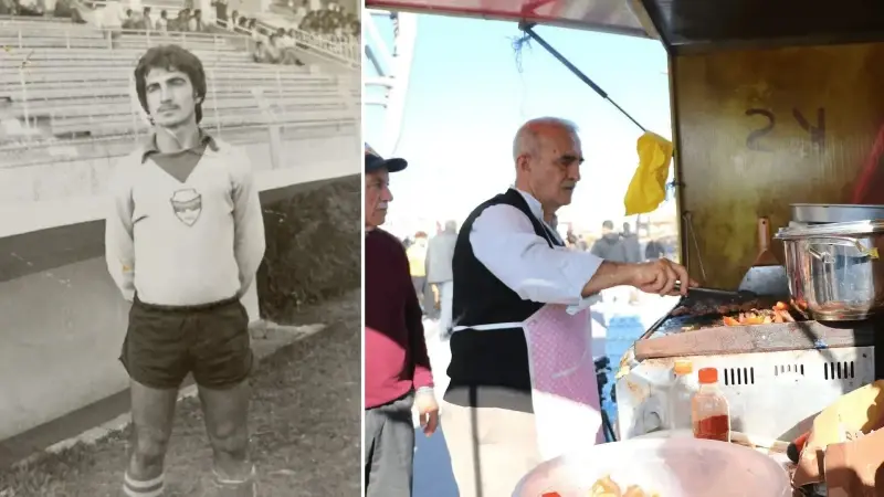 Eski futbolcu köfteci oldu: 3 büyüklere karşı oynadı, 'Çuval çuval paramı dağıtırım, yine de köfte satarım'