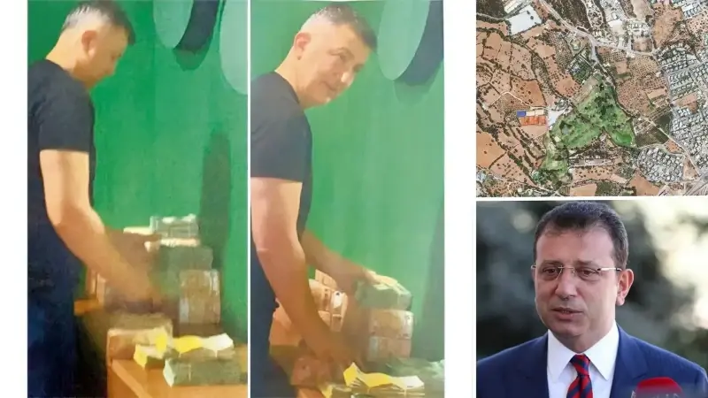 Tuncay Yılmaz’ın bu para sayma görüntülerinin, Bodrum’daki arazi alınırken çekildiği belirtiliyor.