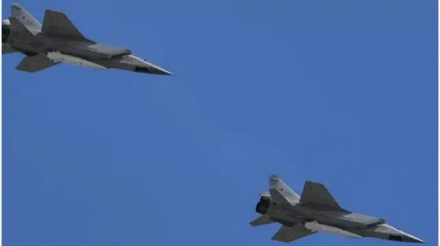 Российские истребители МиГ-31К