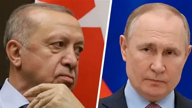 Реджеп Тайип Эрдоган и Владимир Путин